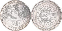 Frankreich 10 Euro Picardie, Paris, UNZ, Silber, KM:1882 -