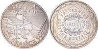 Frankreich 10 Euro Paris, Ile De France, UNZ, Silber, KM:1657 -