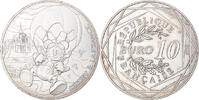 Frankreich 10 Euro Monnaie de Paris, Mickey Libre comme l'air., VZ+ -