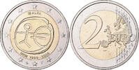 Malta 2 Euro E.M.U., 10th Anniversary, Paris, VZ, Bi-Metallic, KM:134 -