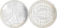 Frankreich 15 Euro Semeuse, VZ, Silber, Gadoury:EU288, KM:1535 -