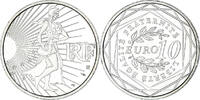 Frankreich 10 Euro Semeuse, UNZ, Silber -