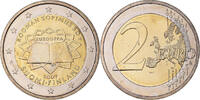 Finnland 2 Euro Traité de Rome 50 ans, Vantaa, UNZ, Bi-Metallic -