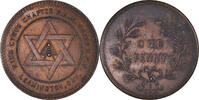 Kanada betaalpenning Masonic, Leamington, King Cyrus, Chapter Penny, VZ -