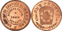 Kanada betaalpenning Masonic, Niagara Falls South, Chapter Penny, VZ, Kupfer -