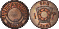 Kanada betaalpenning Masonic, Dresden, Mc Nabb, Chapter Penny, VZ+, Kupfer -