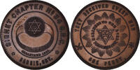 Kanada betaalpenning Masonic, Barrie, Signet, Chapter Penny, VZ+, Kupfer -