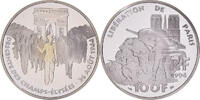 Frankreich 100 Francs Münze, Libération de Paris, Libération, Proof -