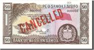Westsamoa 10 Tala Geldschein, Undated, KM:18s, UNZ -
