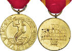 Polen Medaille Varsovie, WAR, Very Good Quality, Gilt Bronze, 33 -