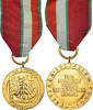 Polen Medaille Maintien de la Paix, WAR, Uncirculated, Gilt Bronze -