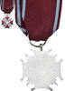 Polen Medaille Croix du Mérite pour Bravoure, Uncirculated, Silber, 42 -