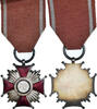 Polen Medaille Croix du Mérite pour Bravoure, Excellent Quality, Silber, 42 -