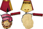 GERMAN-DEMOCRATIC REPUBLIC Medaille Ordre du Drapeau du Travail, Undated -