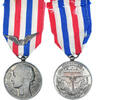 Frankreich Medaille Aéronautique, Travail-Dévouement-Honneur, Aviation -