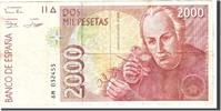 Spanien 2000 Pesetas Geldschein, 1992-04-24, KM:164, SS -