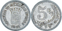 Algeria 5 Centimes Münze, Chambre de Commerce, Oran, SS, Aluminium -