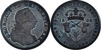 Scotland Crown George III, Restrike, VZ+, Kupfer -