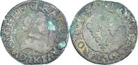 Frankreich Double Tournois Münze, Louis XIII, Double tournois, buste juvénile, Double -