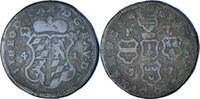 LIEGE 4 Liards Münze, John Theodore, Liege, S, Kupfer, KM:159 -