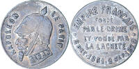 Frankreich Module de 1 Centime Münze, Napoleon III, Satirique, Frappe -