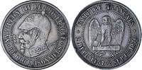 Frankreich Module de 5 Centimes Münze, Napoleon III, Paris, Satirique -