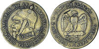 Frankreich 5 Centimes Münze, Napoleon III, Satirique, SS, Messing -