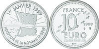 Frankreich 10 Euro Europa, Utrecht, ESSAI, STGL, Silber -