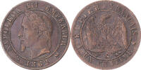 Frankreich Centime Münze, Napoleon III, Napoléon III, Bordeaux, SS+ -