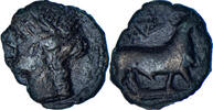 Bronze au taureau Münze, Massalia, Marseille, SS, Bronze -