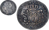 Frankreich 1/10 Écu au bandeau Münze, Louis XV, Montpellier, S+ -