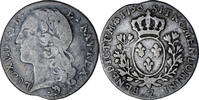 Frankreich 1/10 Écu au bandeau Louis XV, Grenoble, Silber, S -