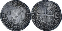 Frankreich Liard au dauphin Münze, Charles VIII, Undefinied mint, S+, Silber -