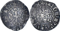 Frankreich Double Parisis Münze, Philippe IV le Bel, S+, Billon, Duplessy:227 -