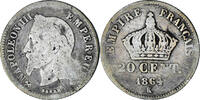 Frankreich 20 Centimes Münze, Napoleon III, Napoléon III, Bordeaux -