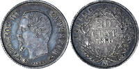 Frankreich 20 Centimes Münze, Napoleon III, Napoléon III, Paris -