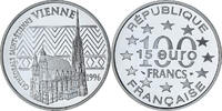 Frankreich 100 Francs-15 Euro Vienne - Cathédrale Saint-Etienne, Monuments et Sites d'Europe, 100 -