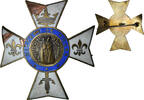 Frankreich Medaille Croix de Procession du Diocèse de Rouen, Excellent -