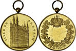 Belgien Medaille Ville de Louvain, SS, Gilt Bronze -
