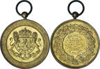 Belgien Medaille Fédération Chrétienne du Brabant Wallon Nivelles 1896 -