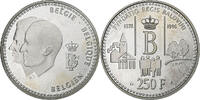Belgien 250 Francs, 250 Frank Silber, VZ, KM:202 -