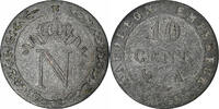 Frankreich 10 Centimes Napoléon I, Paris, Billon, SS, Gadoury:190 -