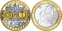 Niederlande Medaille L'Europe, Reine Béatrix, Silver Plated Copper, STGL -