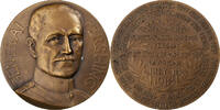 Frankreich Medaille 1918 Général Pershing, Bronze, Legastelois, VZ+