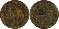 Frankreich Medaille Charlemagne, Messing, Restrike, SS+ -