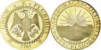 Vereinigte Staaten Medaille Copy Brasher Doubloon, Copper Gilt, STGL -