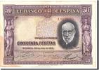 Spanien 50 Pesetas Geldschein, 1935-07-22, KM:88, SS+ -