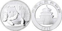 China 10 Yüan Panda, Silber, STGL, KM:New -