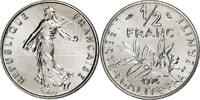 Frankreich 1/2 Franc Semeuse, Paris, série FDC, STGL, Nickel, KM:931.1 -