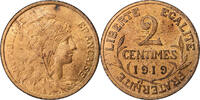 Frankreich 2 Centimes Dupuis, Paris, Bronze, SS+, Gadoury:107, KM:841 -